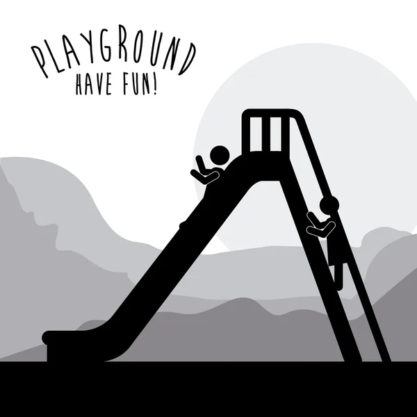 Playground design — Stock Vector