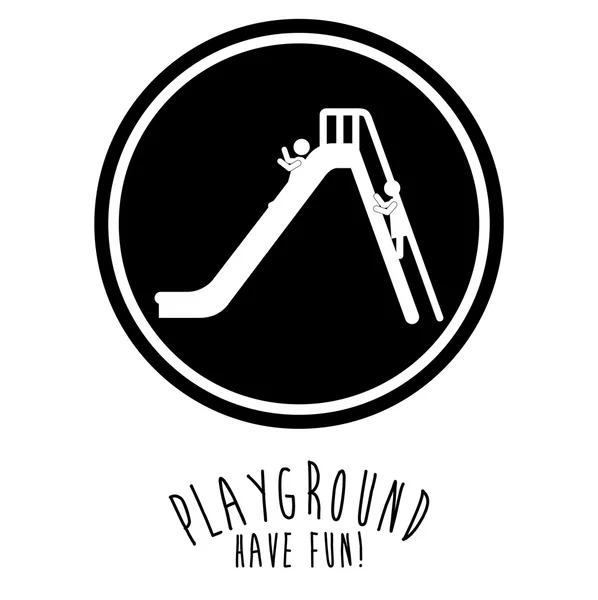 Playground design — Stock Vector