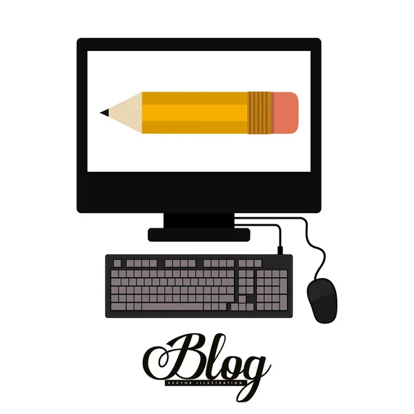 Blogger design — Wektor stockowy
