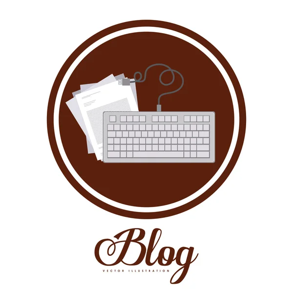 Blogger design — Stockový vektor