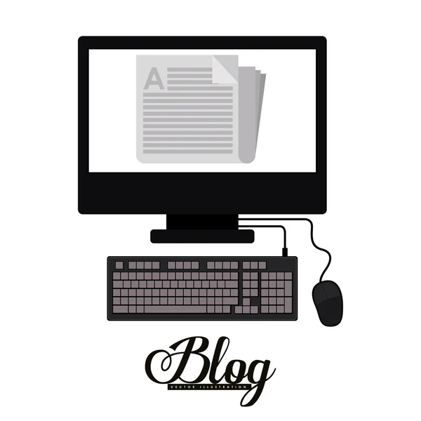 ब्लॉगर डिजाइन — स्टॉक वेक्टर