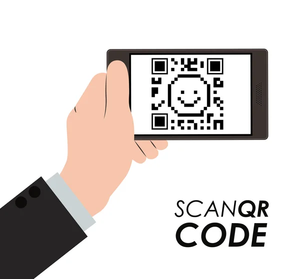 Scan QR Code design — Stock Vector