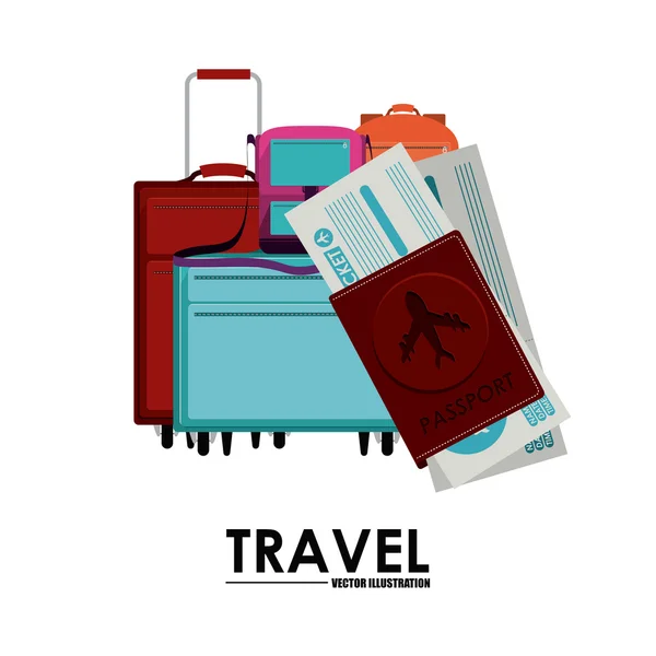 Travel design — Stock Vector