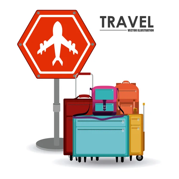 Travel design — Stock Vector