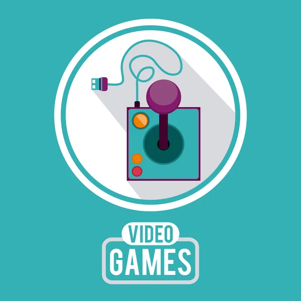 Video games design — Stock Vector