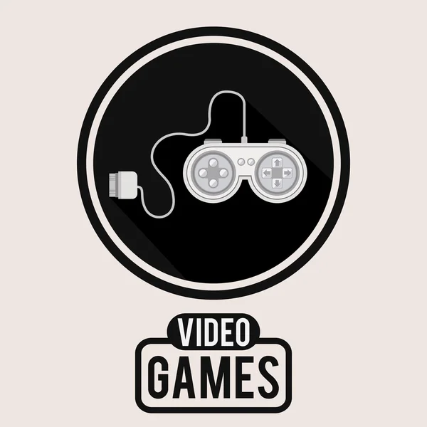 Video games design — Stock Vector