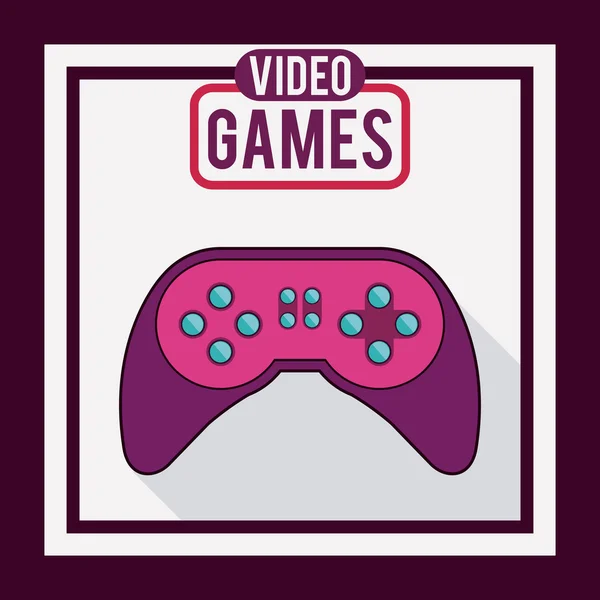 Video games design — Stock Vector