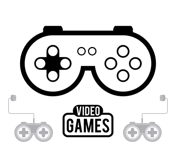 Video games design — Stock Vector