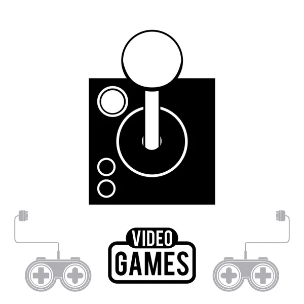 Video games design — Stock Vector