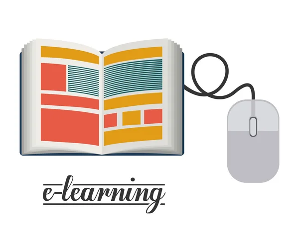 E-learning design — Stockový vektor