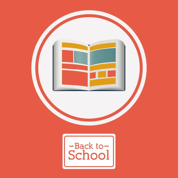 Back to school design — Stock Vector