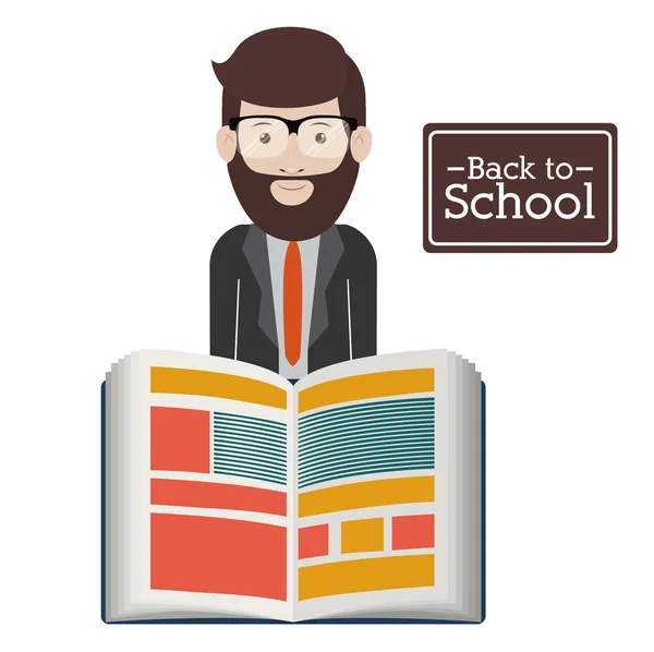 Back to school design — Stock Vector