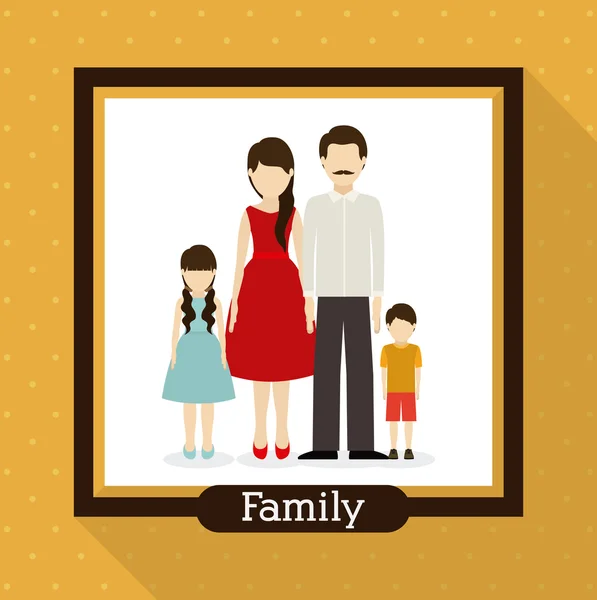 Familie ontwerp — Stockvector