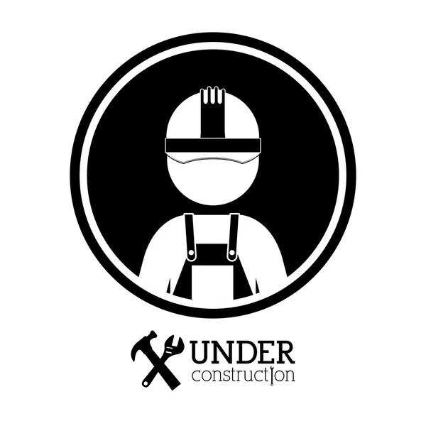 Under construction design — Stock Vector