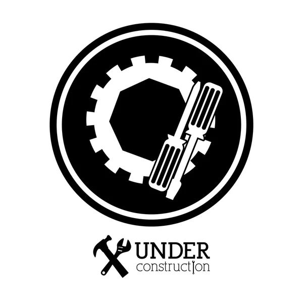 Under construction design — Stock Vector