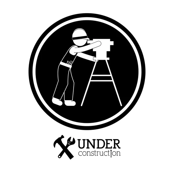 Under construction design — Stock Vector