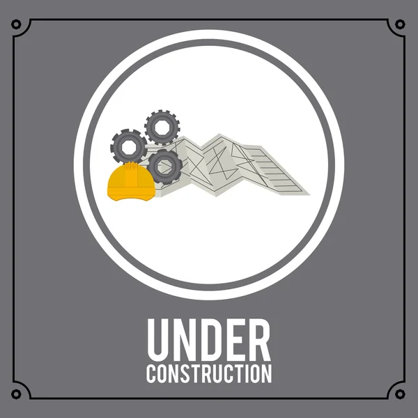 Under construction design — Stock Vector