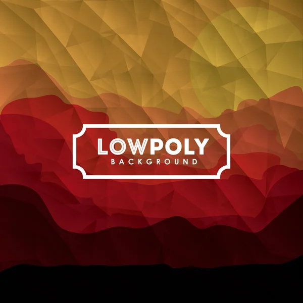 Lowpoly дизайн — стоковий вектор