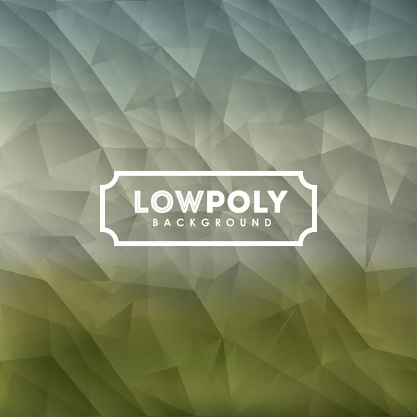 Lowpoly-Design — Stockvektor