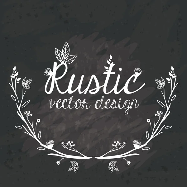 Rustieke ontwerp — Stockvector