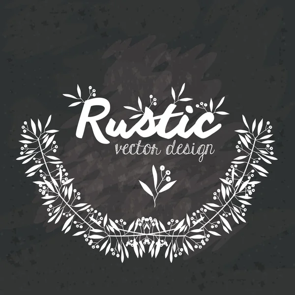 Ρουστίκ σχεδιασμό — Διανυσματικό Αρχείο