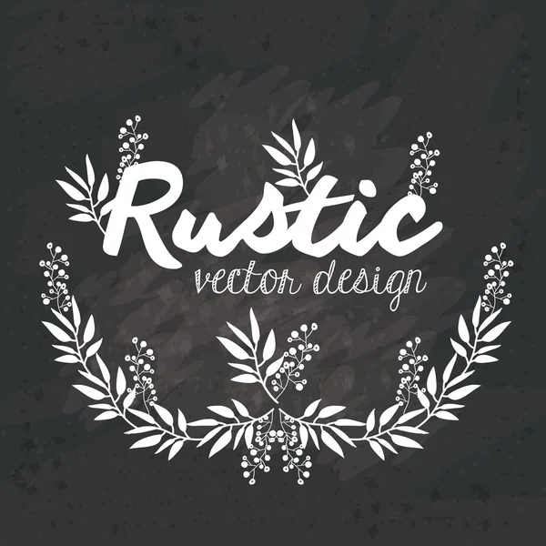 Rustikales Design — Stockvektor