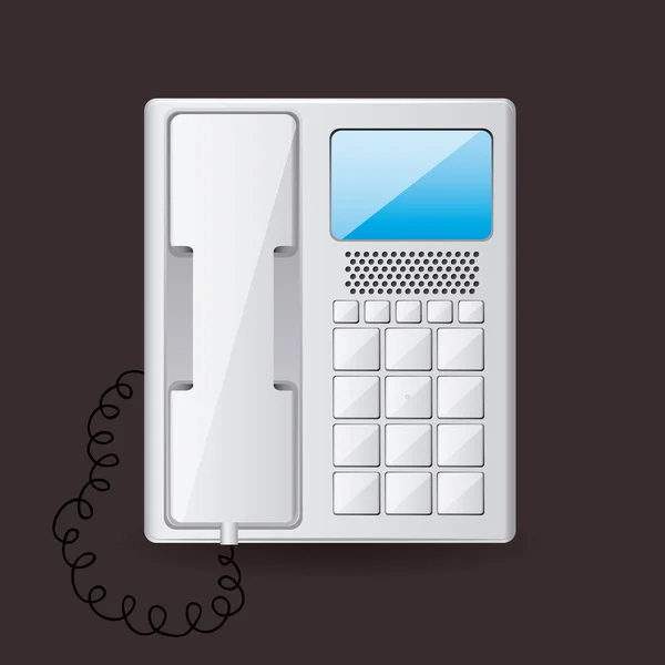 Office supplies design over white background, vector illustratio — 스톡 벡터