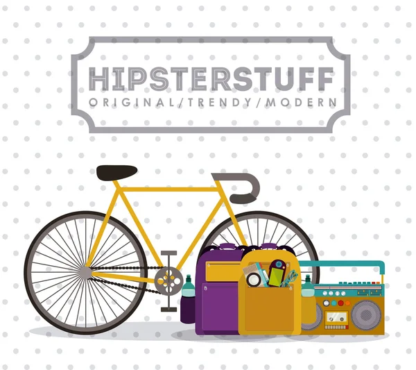 Projekt Hipster — Wektor stockowy