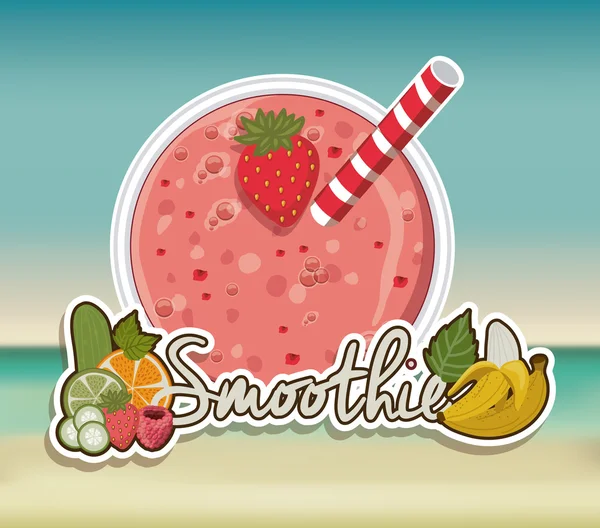 Diseño de batido — Vector de stock