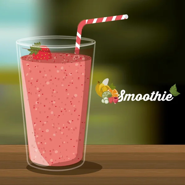 Conception Smoothie — Image vectorielle