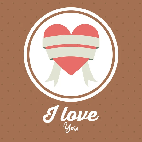 Diseño de amor — Vector de stock