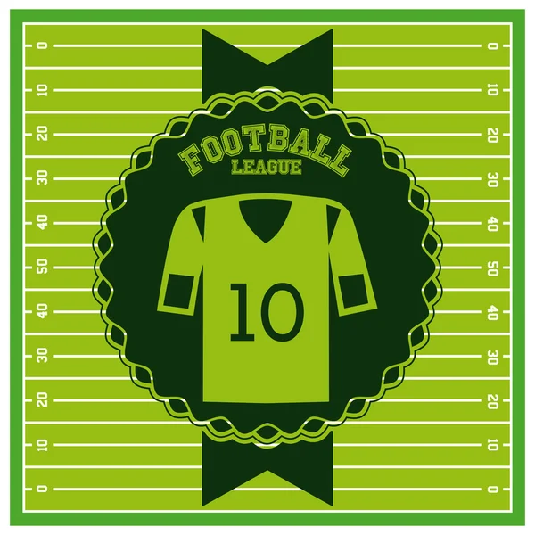 Conception de football — Image vectorielle