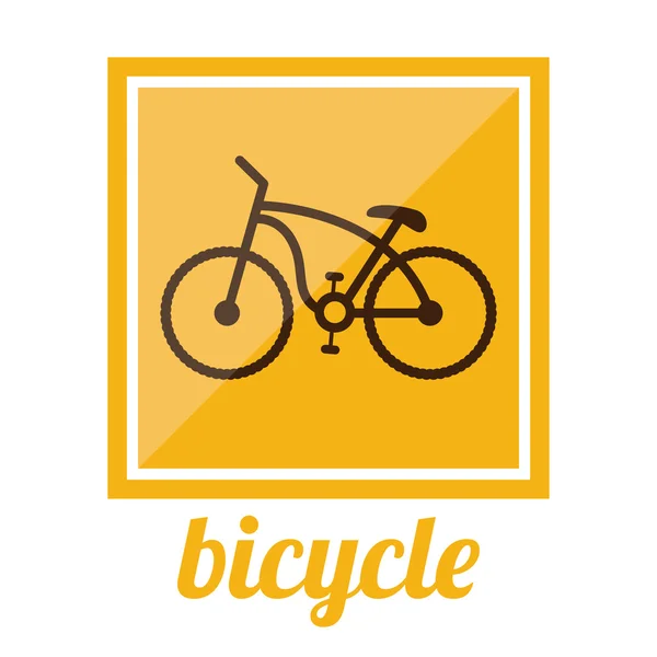 Estilo de vida bicicleta diseño — Archivo Imágenes Vectoriales