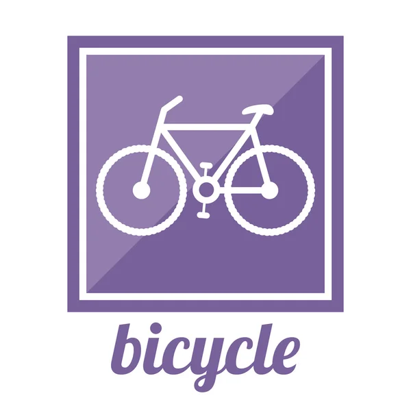 Estilo de vida bicicleta diseño — Archivo Imágenes Vectoriales