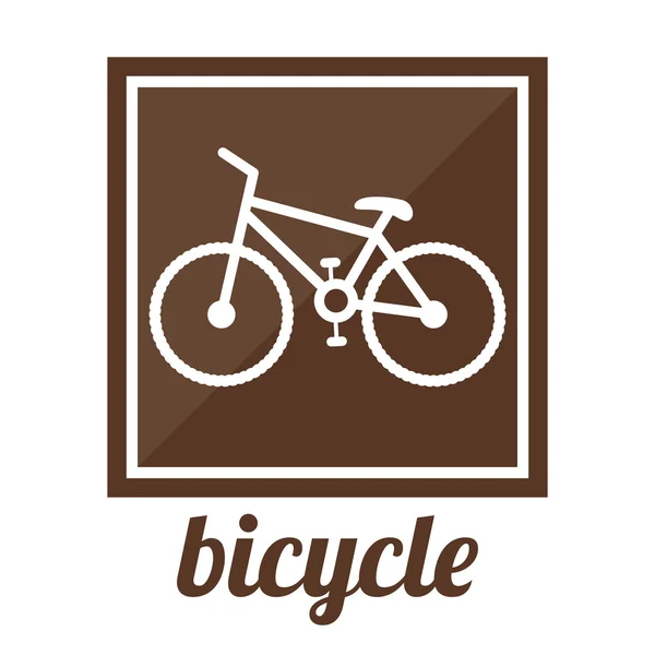 Estilo de vida bicicleta diseño — Archivo Imágenes Vectoriales