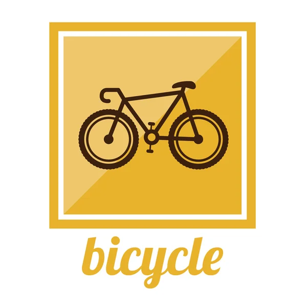 Conception de style de vie de vélo — Image vectorielle