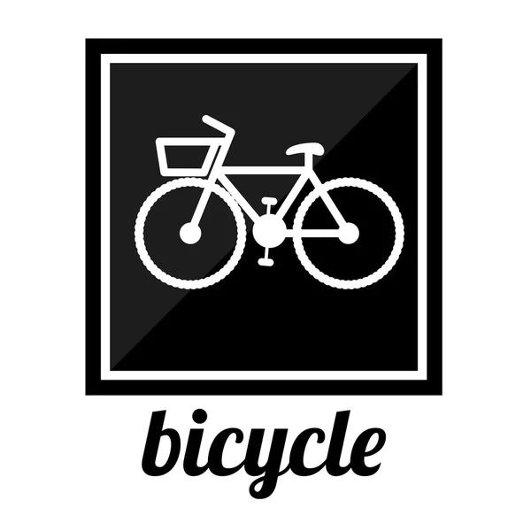 Conception de style de vie de vélo — Image vectorielle