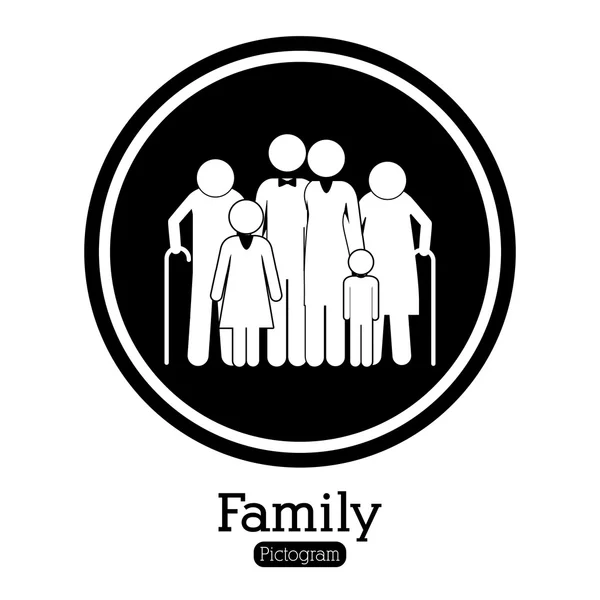 Familjen design — Stock vektor