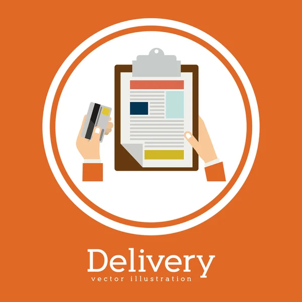 Delivery design — Stock Vector