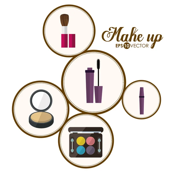 Make-up Design — Stockvektor