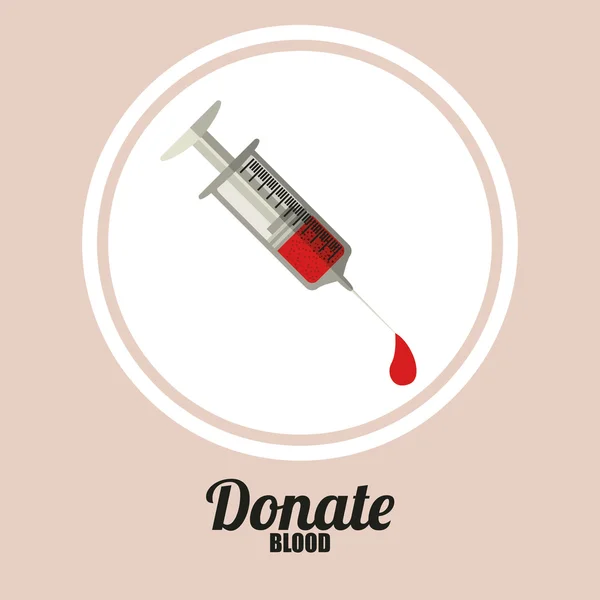 Donazione di sangue — Vettoriale Stock