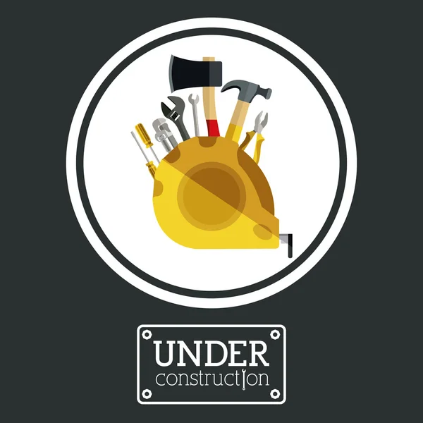 Under construction design — Stock Vector