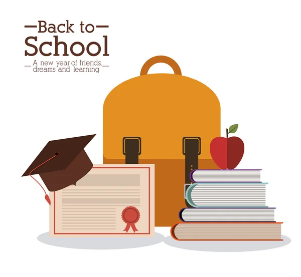 Back to school design — Stock Vector