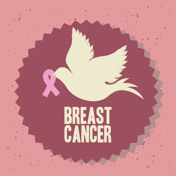 Projekt rak piersi — Wektor stockowy
