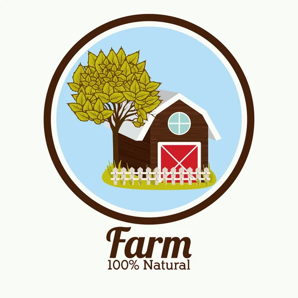 Farm design — Stock Vector