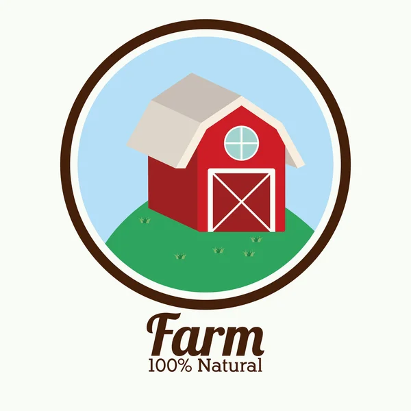 Farm design — Stock Vector