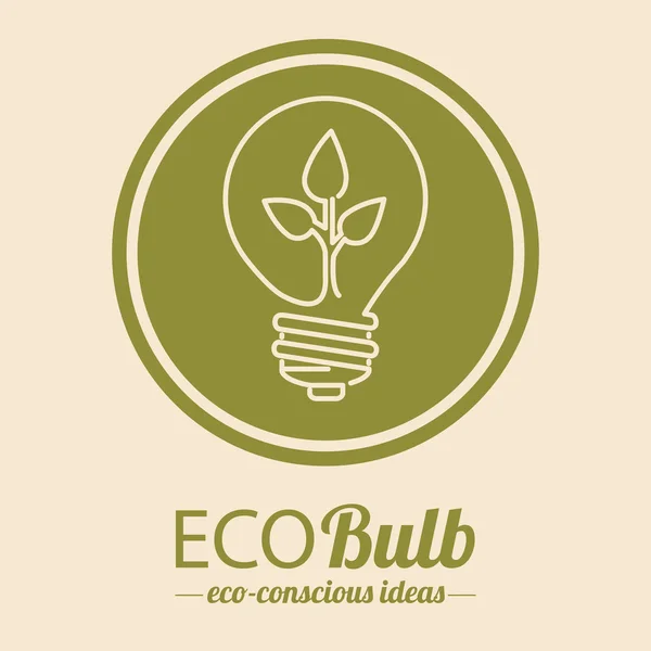Light bulb design — Stock Vector