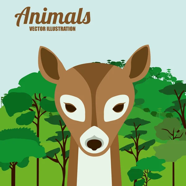 Dieren ontwerp — Stockvector