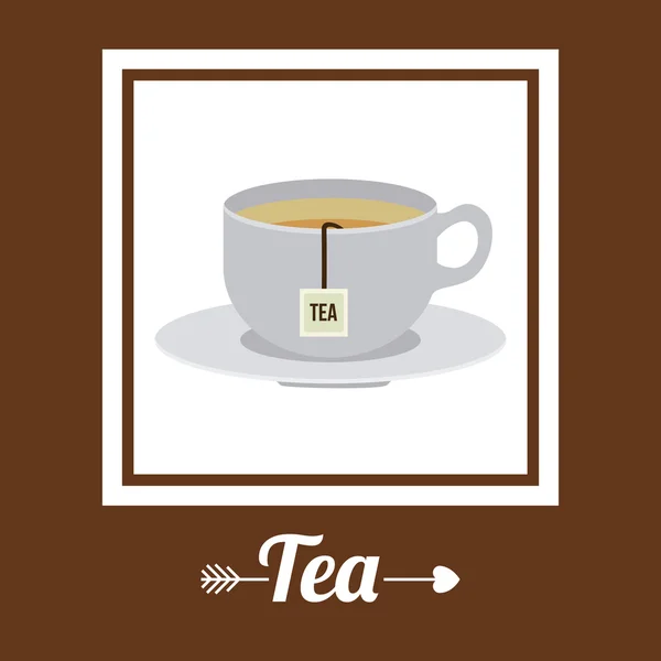 Projekt herbaty — Wektor stockowy