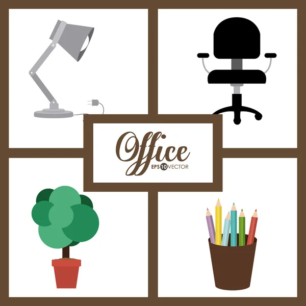 Office design — Stockvector